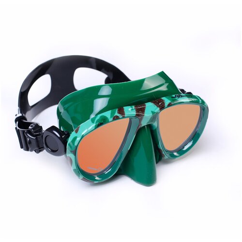 маска для плавания aquadiscovery camo green зеркальная Маска для плавания Aquadiscovery Camo Green зеркальная