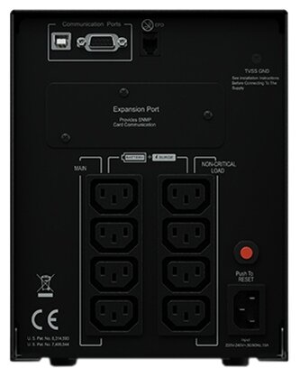 Интерактивный ИБП CyberPower PR1500ELCD черный 1350 Вт
