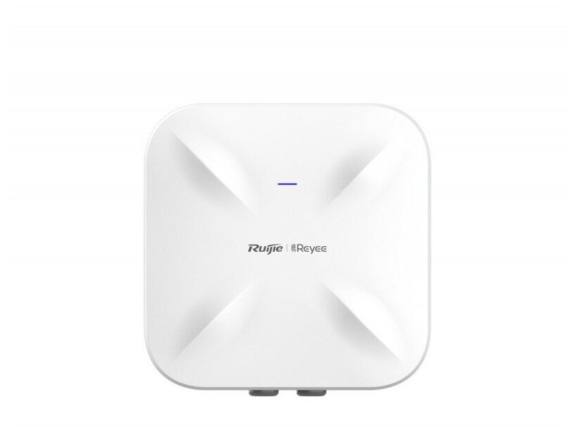 Точка доступа Ruijie Reyee AX1800 Wi-Fi 6 Outdoor Access Point. 1775M Dual band dual radio AP. Internal antenna; 1 10/100/1000 Base-T Ethernet ports supports PoE IN;1 100/1000 Base-X SFP Gigabit port; 2.4GHz/5GHz du