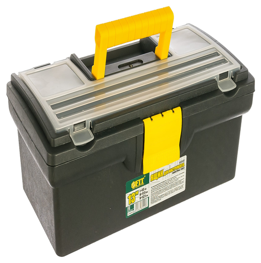 Ящик для инструмента пластиковый 13' (33 х 17.5 х 12.5 см) | код 65500 | FIT (2шт. в упак.)
