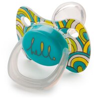 Пустышка силиконовая ортодонтическая Happy Baby Baby Pacifier 12-24 (1 шт) красный