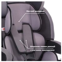 Автокресло группа 1/2/3 (9-36 кг) Siger Стар Isofix синий