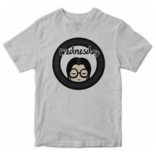 фото Футболка design heroes дарья уэнздей / daria x wednesday мужская серая l