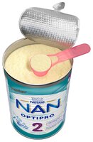 Смесь NAN (Nestlé) 2 Optipro (с 6 месяцев) 400 г, 3 шт.