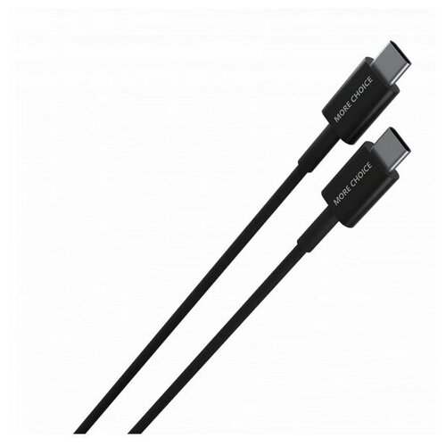 Кабель More choice K71Sa TPE 2м Smart USB 3.0A PD 60W быстрая зарядка для Type-C Type-C черный кабель usb more⠀choice для type c k26a 1м