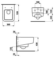 Унитаз LAUFEN Pro S 8.2096.2.000.000.1