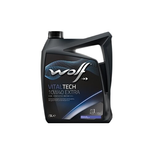 Полусинтетическое моторное масло Wolf Vitaltech 10W40 Extra, 20 л