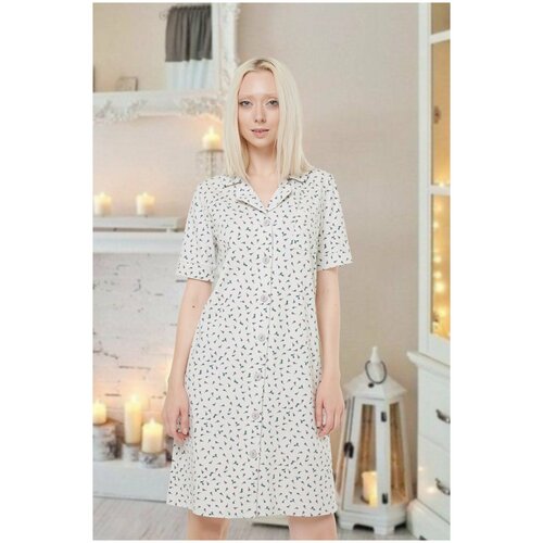 фото Халат mix-mode, размер 44, бежевый