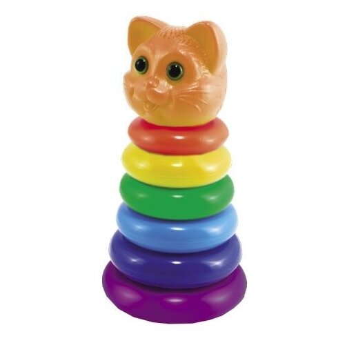 Развивающая игрушка Нордпласт Кот, разноцветный