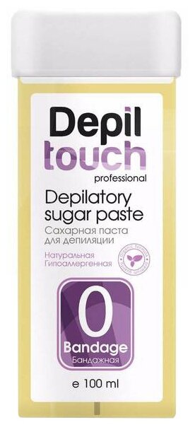 DEPILTOUCH PROFESSIONAL Сахарная паста для депиляции №0 бандажная в картридже, 100 мл