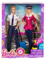 Набор кукол Barbie Пилоты Кен и Барби, 29 и 30 см, CCY12