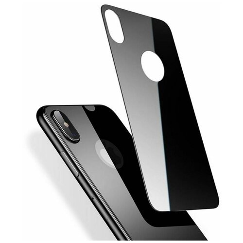 Защитное стекло Baseus Full Coverage Tempered Glass Rear Protector (SGAPIPH65-BM01) для iPhone Xs Max (Black) стекло baseus screen protector 0 3мм для iphone xs max