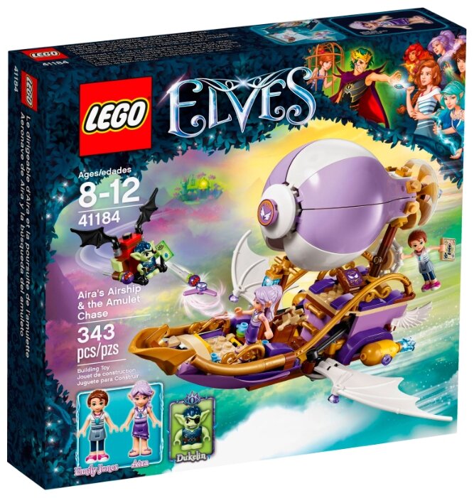 Конструктор LEGO Elves 41184 Айра в поисках амулета, 343 дет.