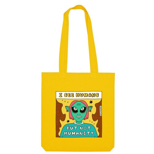 фото Сумка шоппер us basic, желтый