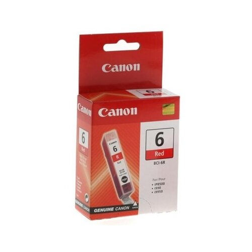 Картридж Canon BCI-6R (8891A002), 230 стр, красный картридж canon bci 6 red s 800 bjc 8200ph 8891a002