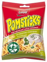 Картофельная соломка Lorenz Pomsticks со вкусом сметаны и специй 40 г