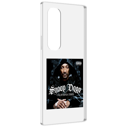 Чехол MyPads Snoop Dogg CALIFORNIA TIMES для Samsung Galaxy Z Fold 4 (SM-F936) задняя-панель-накладка-бампер чехол mypads snoop dogg neva left для samsung galaxy z fold 4 sm f936 задняя панель накладка бампер