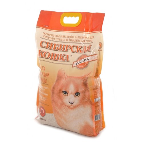 фото Комкующийся наполнитель сибирская кошка