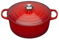 Кастрюля LE CREUSET Кастрюля 5,3 л чугун, огненная лава