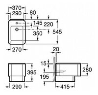 Биде Roca Element 357574000