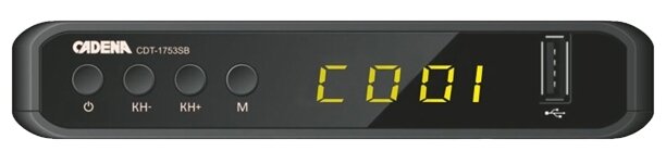 Приемник телевизионный DVB-T2 Cadena - фото №1