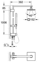 Душевая стойка Grohe Allure NSB0081