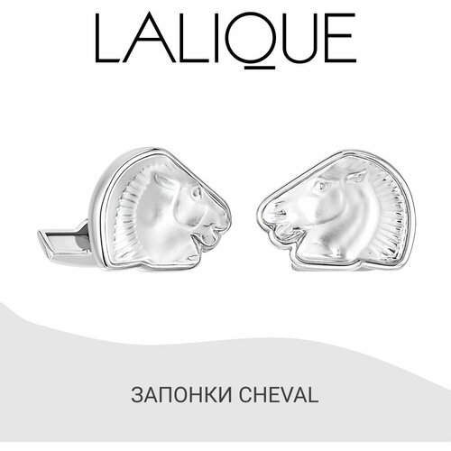 Запонки Lalique, бесцветный