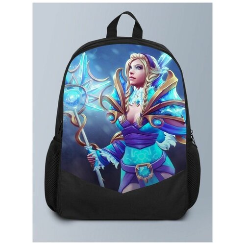 фото Черный рюкзак с принтом игра дота dota, moba - 144 brutbag