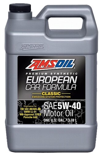 Синтетическое моторное масло AMSOIL European Car Formula Classic ESP Synthetic Motor Oil 5W-40, 3.784 л