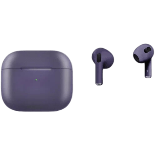 Беспроводные наушники Apple AirPods 3 Color MagSafe Charging Case, матовый фиолетовый беспроводные наушники apple airpods 3 magsafe charging case белый