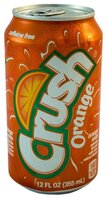 Газированный напиток Crush Orange, США, 0.355 л