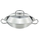 Сковорода-вок Fissler Original-profi collection 30 см с крышкой - изображение