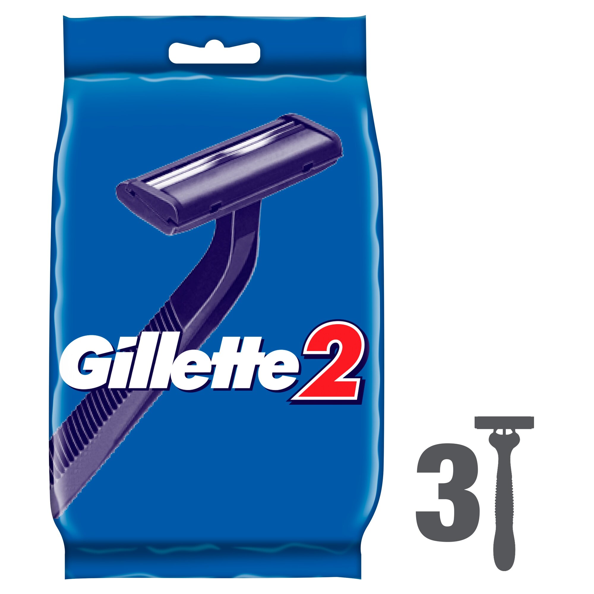 Бритвы одноразовые Gillette 2, 3 шт