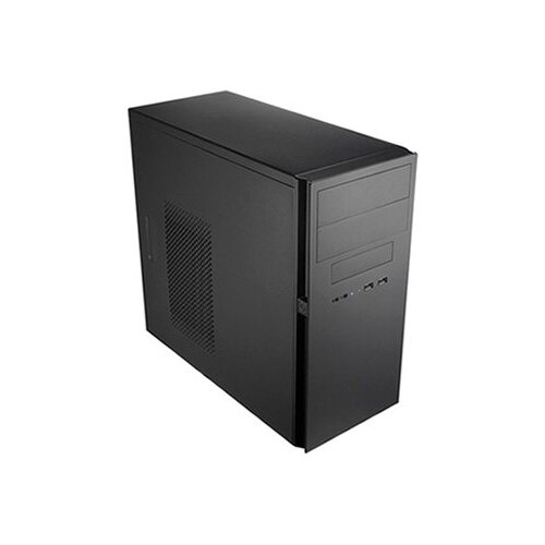 Компьютерный корпус Powerman ES725 черный корпус in win es725bk minitower atx 2 2 450 вт microatx miniitx цвет черный es725bk 6184448