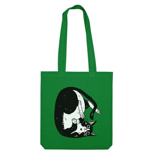 фото Сумка шоппер us basic, зеленый