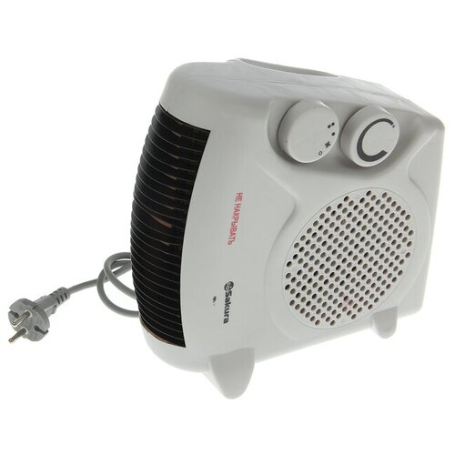 Тепловентилятор Sakura SA-0501 2000 Вт верт-гориз вентиляция без нагрева белый 406900₽