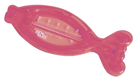Безртутный термометр Пома Рыбка розовый