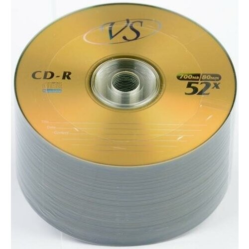 Диск CD-R VS 700 Mb, 52x, Bulk (50), (50/600) диски cd r vs 700 mb 52x комплект 50 шт bulk