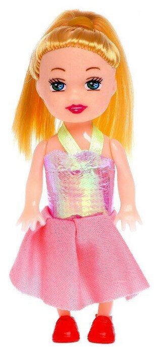 Кукла малышка «Рита» в платье, микс