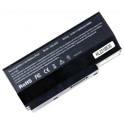 Аккумулятор для ноутбука ASUS G53 G53JW G53SW G53SX G73 G73JH G73JW (14.8V 5200mAh) P/N: A42-G73 70-NY81B1000Z 90-NY81B1000Y 07G016DH1875