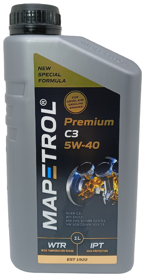 Моторное масло Mapetrol Premium C3 5W-40 1л