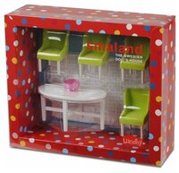 Lundby Набор мебели для столовой Смоланд (LB_60209000) салатовый/белый