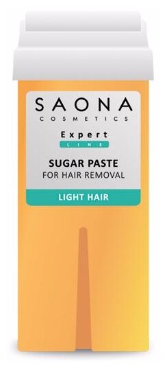 Сахарная паста в картридже Мягкая для холодных зон (Light Hair) SAONA Cosmetics Expert Line, 150 гр