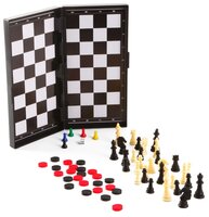 Набор настольных игр BONDIBON Шашки, шахматы, бродилки ВВ0692