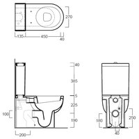 Унитаз simas E-line EL07