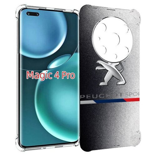 Чехол MyPads пежо-peugeot-1 для Honor Magic4 Pro / Magic4 Ultimate задняя-панель-накладка-бампер