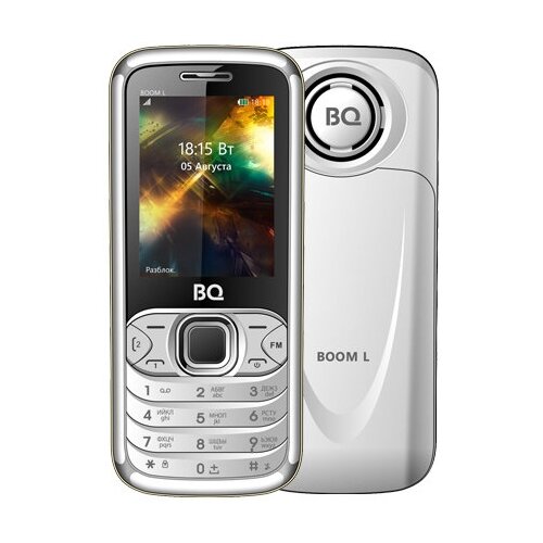 фото Телефон bq 2427 boom l, серебристый