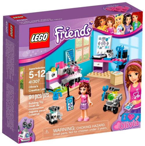 Конструктор LEGO Friends 41307 Творческая лаборатория Оливии, 91 дет.