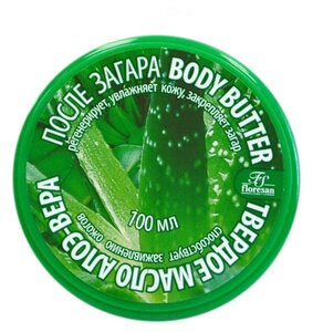 Фото Floresan Body Butter твердое масло после загара Алоэ Вера