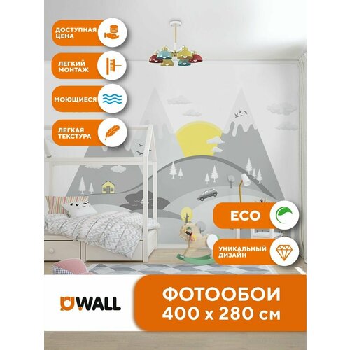 Фотообои 4х2,8 м (ШхВ) / в гостиную